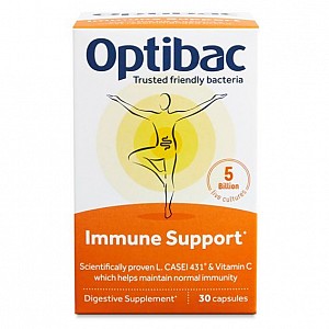 Optibac Immune Support (Probiotiká pre obranný štít) 30 kapsúl