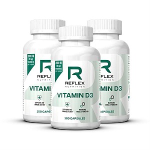 REFLEX NUTRITION VITAMIN D3 100 KAPSÚL 2 + 1 ZADARMO