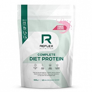 REFLEX NUTRITION COMPLETE DIET PROTEIN 600 G JAHODA A MALINA