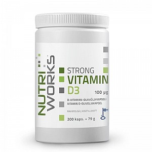 NUTRIWORKS STRONG VITAMIN D3 2000iu 200 KAPSÚL