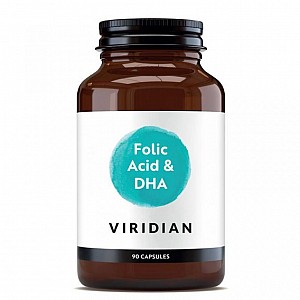 VIRIDIAN FOLIC ACID DHA 90 KAPSÚL (kyselina listová s DHA)