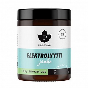 PUHDISTAMO ELECTROLYTE POWDER 120 G CITRÓN - LIMETKA (zmes elektrolytov)