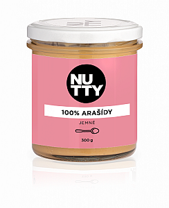 NUTTY 100% Arašidové maslo jemné 300 g
