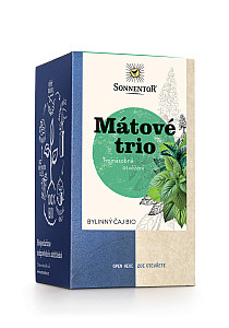 SONNENTOR Čaj mätové trio BIO 21,6 g