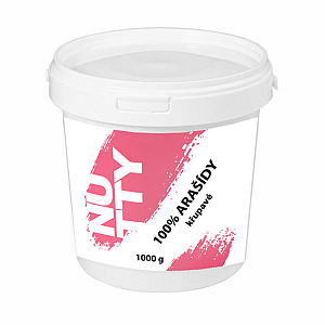 NUTTY 100% Arašidové maslo chrumkavé 1 kg