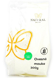 NATURAL Múka ovsená bez lepku 300 g