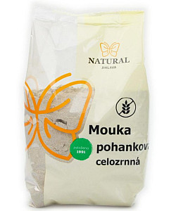 NATURAL Múka pohánková celozrnná bez lepku 400 g