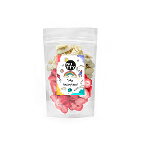 Pre deti NUTTY Mix lyofilizované ovocie (jahody a banán) 25 g