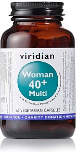 VIRIDIAN WOMAN 40+ MULTI 60 KAPSÚL (natural multivitamín pre ženy)
