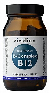 VIRIDIAN HIGH TWELVE B COMPLEX B12 90 KAPSÚL (komplex vitamínov B)