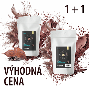 BALÍČEK VEGAN SUPERPROTEINOV 2.0 2x 500 g (kakao kakao)