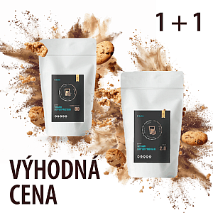 Balíček Vegan Superproteínov 2x 500 g (cookies & cream + cookies & cream)