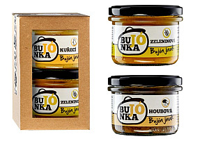 BUJÓNKA Darčeková sada Zeleninová + Hubová 2 x 200 g