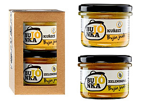 BUJÓNKA Darčeková sada Kuracia + Zeleninová 2 x 200 g