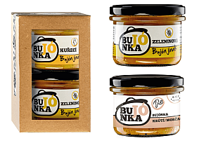 BUJÓNKA Darčeková sada Morčacie + Zeleninová 2 x 200 g