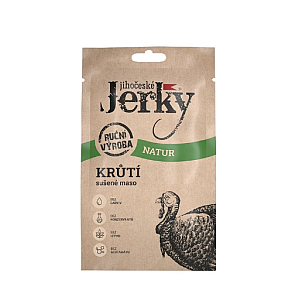 Jihočeské Jerky Morčacie Jerky natur 20 g