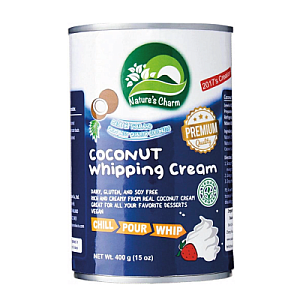 NATURE'S CHARM Krém kokosový na šľahanie 400 ml