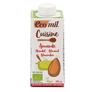 EcoMil Krém mandľový na varenie 9% tuku BIO 200 ml