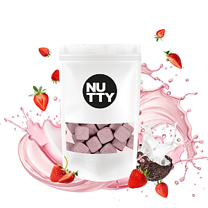 NUTTY Lyofilizované kokosové mlieko - jahoda 25 g