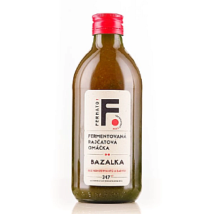 FerMato Sauce Fermentovaná paradajková zálievka BAZALKA 347 ml
