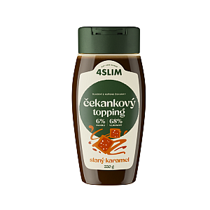 4Slim Čakankový topping SLANÝ KARAMEL 330 g