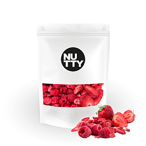 NUTTY Mix lyofilizovaného ovocia (jahody a maliny)