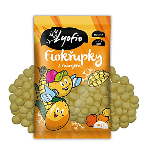 Lyofio Kukuričné chrumky Mango 80 g