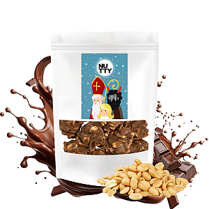 NUTTY Mikuláš Arašidové hrudky v mliečnej čokoláde 150 g