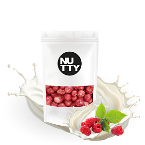 NUTTY Kúsky malín lyofilizovaných v bielej čokoláde 130 g