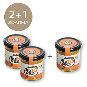 2+1 ZADARMO Bujónka Cesnak - tekvica