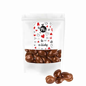NUTTY Z lásky Mandle v mliečnej čokoláde 150 g