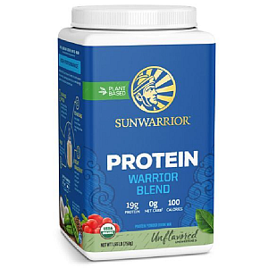 Sunwarrior Protein Blend BIO 750g unflavoured (Hrachový, konopný proteín a goji)