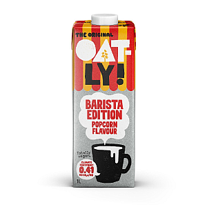 OATLY Nápoj ovsený Barista s príchuťou popcornu 1 l