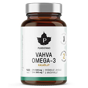Puhdistamo Strong Omega 3 (540 mg EPA, 360 mg DHA) 140 kapstí