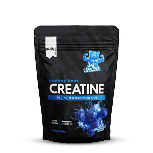 PULS Nutrition Creatine Gummy Bear 90 gummies blue strawberry