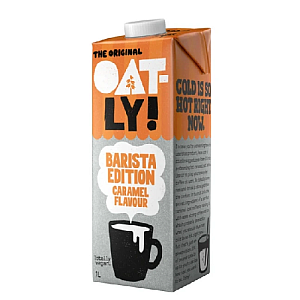 OATLY Nápoj ovsený Barista s príchuťou karamelu 1 l