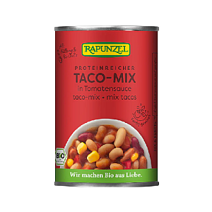 RAPUNZEL Zmes fazule sterilizovaná Taco-Mix BIO 400 g