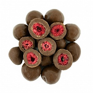 NUTTY Maliny lyofilizované v mliečnej čokoláde 200 g