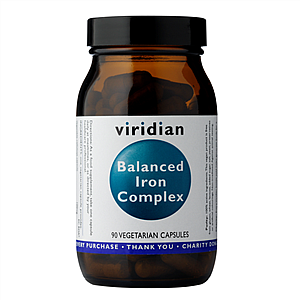 VIRIDIAN BALANCED IRON COMPLEX 90 KAPSLÍ (komplex železa s vitamínmi)