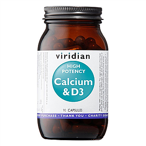 VIRIDIAN HIGH POTENCY CALCIUM & D3 90 KAPSÚL (vápnik a vitamín D3)