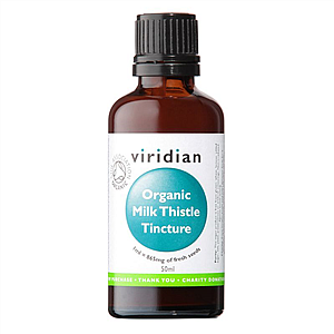 Viridian Milk Thistle Tincture 50 ml bio (Pestrec mariánsky tinktúra)