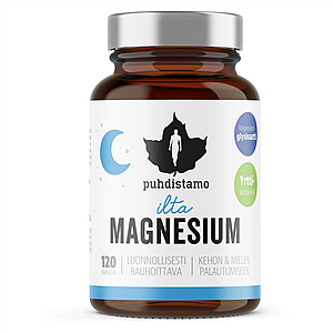 Puhdistamo Night Magnesium 120 kapsúl (Horčík)