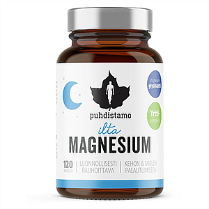 PUHDISTAMO NIGHT MAGNESIUM 120 KAPSÚL (Horčík)