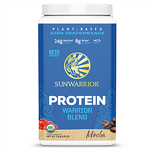 Sunwarrior Protein Blend BIO 750g moka (Hrachový a konopný proteín)