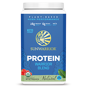 Sunwarrior Protein Blend BIO 750g natural (Hrachový, konopný proteín a goji)