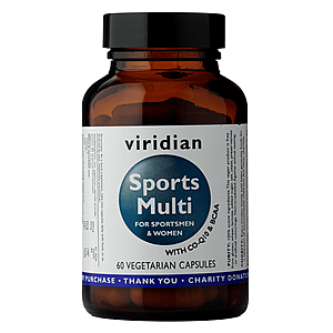 VIRIDIAN SPORTS MULTI 60 KAPSÚL (Vitamíny, minerály a rastlinné extrakty)