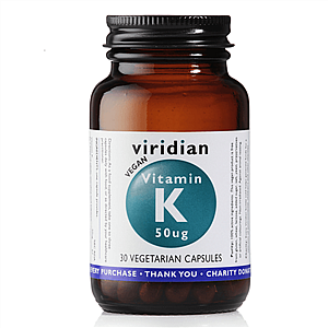 Viridian Vitamín K 50 μg 30 kapsúl