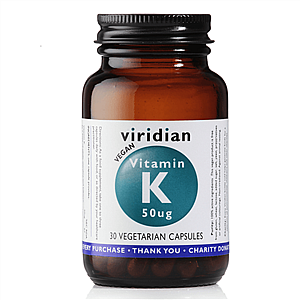 VIRIDIAN VITAMÍN K 50 μg 30 KAPSÚL